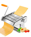 Bild-2-dcg-manuelle Nudelmaschine für frische Pasta mit abnehmbarem Griff aus Stahl-ean-8032774625730