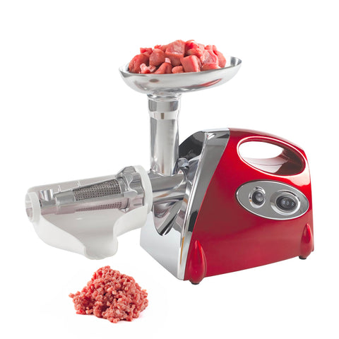 Fleischwolf und Passiergerät für Tomaten mit Metallspirale und Zubehör 1200w