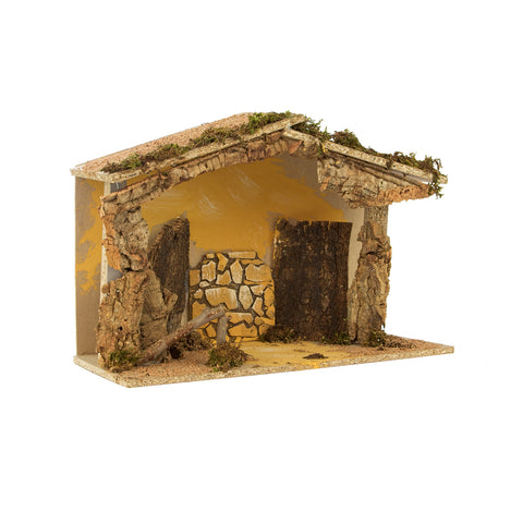 Bild-2-Euronatale-Holzhütte-für-Krippe-26x50x29cm-EAN-8019959245099