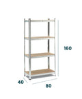 Bild-2-garden-friend-Steckregal-mit-4-Fachböden-aus-Metall-und-MDF-EAN-8023755054564