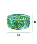 Bild-2-King-Collection-Pouf-Ottomane-Blättermuster-abziehbar-53cm-EAN-8023755053864