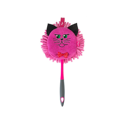 Bild-2-Vigar-Staubfangbesen in Form einer lila Katze-EAN-8411782003042