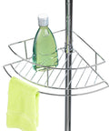 Bild-2-WENKO-teleskopisches-Eckregal-mit-4-Ablagen-Dolcedo-EAN-4008838372500