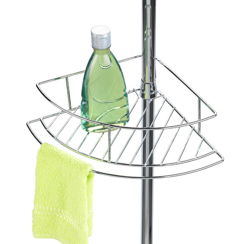Bild-2-WENKO-teleskopisches-Eckregal-mit-4-Ablagen-Dolcedo-EAN-4008838372500