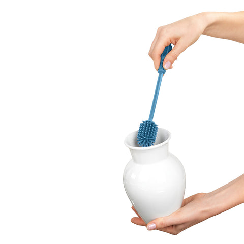 Bild-2-wenko-Flaschenbürste-aus-Silikon-blau-25cm-EAN-4008838283455