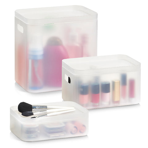 Bild-2-Zeller-transparente Kosmetiktaschen-Set aus 3 Stück-EAN-4003368147062