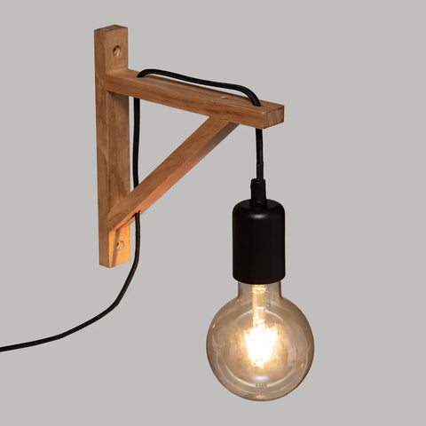Bild-3-atmosphera-createur-dinterieur-Wandleuchte-aus-Holz-mit-Hängerkabel-H22cm-EAN-3560237586731