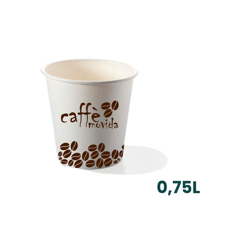 Bild-3-i-casamici-Set-50-Bio-Pappbecher-für-Kaffee-0,75 l-EAN-8056304642356