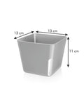 Bild-3-Tescoma-quadratischer-Pflanzentopf-aus-schwarzem-Metall-13x11cm-EAN-8595028400960