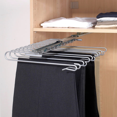 Bild-3-WENKO ausziehbare Hosenaufbewahrung für den Kleiderschrank für 12 Hosen EAN-4008838500071