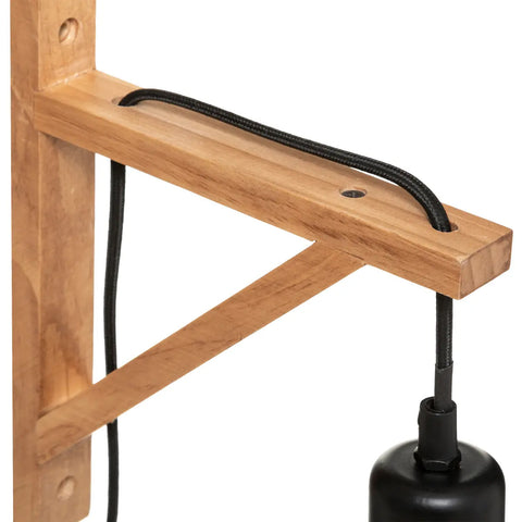 Bild-4-atmosphera-createur-dinterieur-Wandleuchte-aus-Holz-mit-Hängerkabel-H22cm-EAN-3560237586731