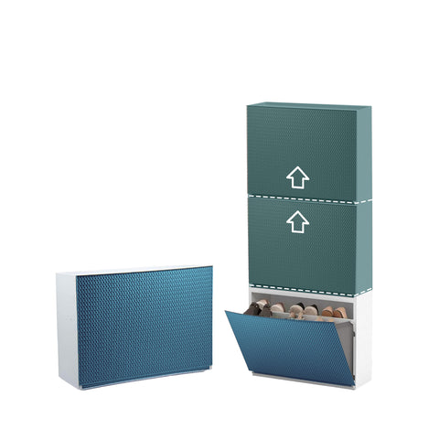 Bild-4-belli-e-forti-Schuhschrank-Intreccio-zur-Wandmontage-16x515x39cm-Flugblau-EAN-8001499306040
