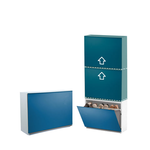 Bild-4-belli-e-forti-glatter-Wandschuhschrank-16x515x39cm-avionblau-EAN-8001499307047