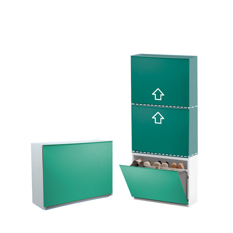 Bild-4-belli-e-forti-glatter-Wandschuhschrank-16x515x39cm-grün-EAN-8001499307061