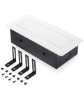 bild-4-emuca-versenkbare-schreibtisch-steckdosenleiste-eu-mit-2-schuko-steckdosen-usb-ac-rj45-hdmi-weiss-ean-8432393295787
