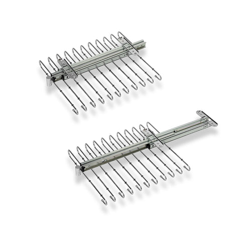 bild-4-emuca-ausziehbarer-hosenhalter-für-schrank-mit-11-kleiderbügeln-aus-verchromtem-stahl-ean-8432393001869