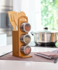 Bild-4-five-simply-smart-7-teiliges-Set-mit-3-Gewürzhaltern-Küchenutensilien-und-Organizer-EAN-3560238519899