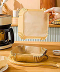 Bild-4-i-casamici-set-50-stück-papier-für-quadratische-heißluftfritteuse-ean-8056304644381