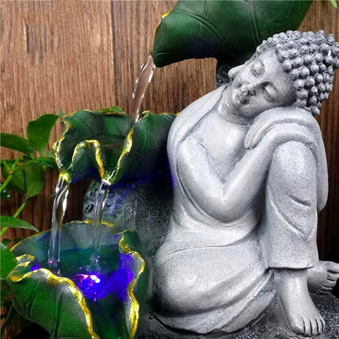 Bild-4-voganto-dekorativer-thailändischer-Buddha-Brunnen-mit-Pumpe-30x21cm-ean-8033738191391