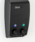 bild-4-wenko-seifenspender-mit-2-fächern-schwarz-450ml-ean-4008838319659