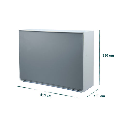 Bild-5-belli-e-forti-glatter-Wandschuhschrank-16x515x39cm-grau-EAN-8001499000023