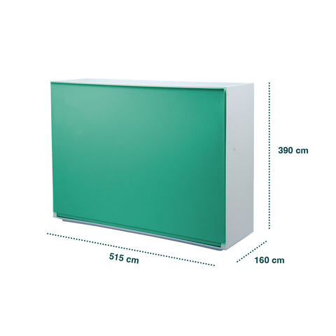 Bild-5-belli-e-forti-glatter-Wandschuhschrank-16x515x39cm-grün-EAN-8001499307061