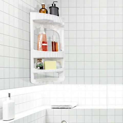 bild-5-feridras-duschregal-für-die-ecke-mit-tür-3-etagen-aus-weißem-kunststoff-28x175x45cm-ean-8033237849052