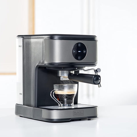 Bild-6-black-decker-Espressomaschine-für-gemahlenen-Kaffee-mit-Touchpanel-15l-850w-EAN-8432406200067