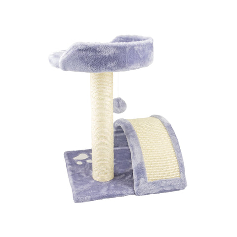 Bild-6-wintem-Kratzbaum-mit-Kuschelbett-beige-50cm-EAN-8050043120878