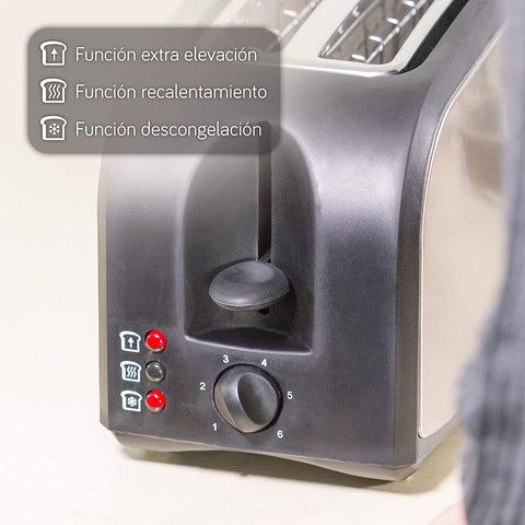 Bild-7-ufesa-toaster-2-schlitze-für-4-scheiben-edelstahl-1400w-ean-8422160044816