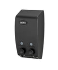bild-7-wenko-seifenspender-mit-2-fächern-schwarz-450ml-ean-4008838319659