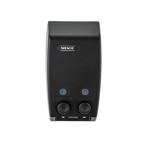 bild-8-wenko-seifenspender-mit-2-fächern-schwarz-450ml-ean-4008838319659
