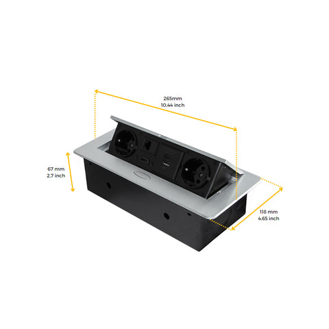 bild-9-emuca-versenkbare-schreibtisch-steckdosenleiste-eu-mit-2-schuko-steckdosen-usb-ac-rj45-hdmi-weiss-ean-8432393295787