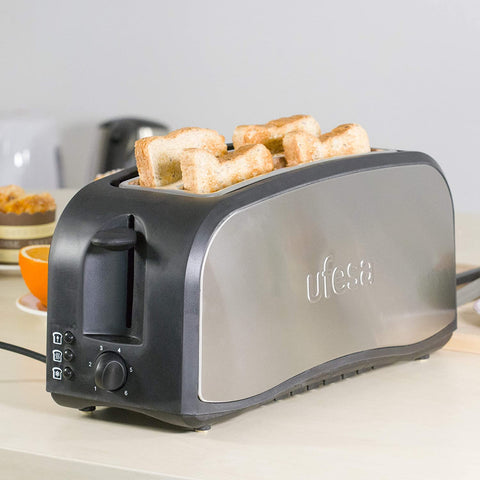 Bild-9-ufesa-toaster-2-schlitze-für-4-scheiben-edelstahl-1400w-ean-8422160044816