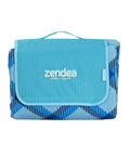 Zendea Picknickdecke 200x200cm aus wasserdichtem Polyester mit Tragegriff und strapazierfähigem Stoff EAN-8050030810379